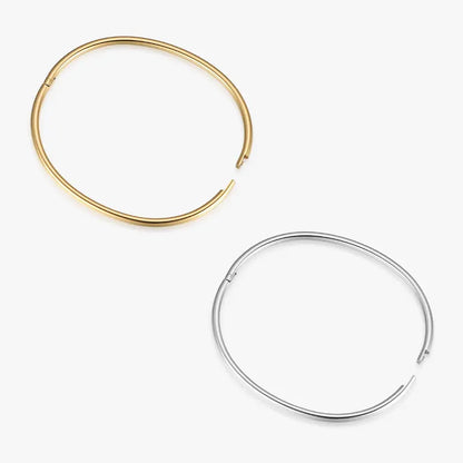 Thin Simple Stacker Cuff Bangle