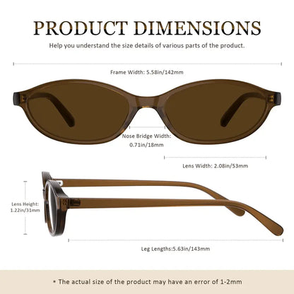 Women'S 3-Pair Y2K Vintage Cat Eye Sunglasses - Plastic Lenses, Oval Frame, Lightweight UV400 UV Blocking, 90S Retro Full Rim Narrow Small Frame, Trendy Casual Street Style Shades for Daily Wear, Summer Outfits