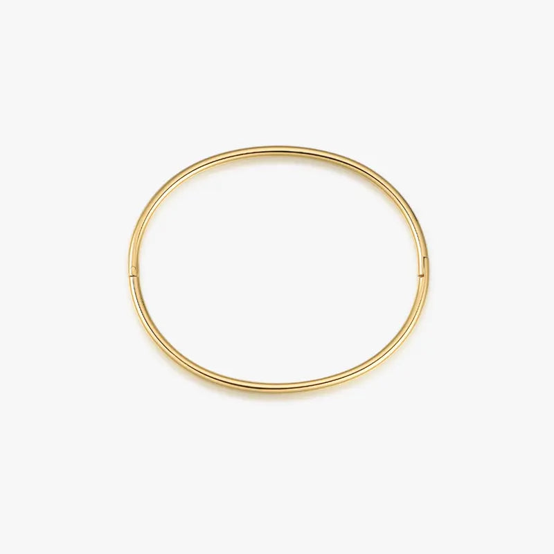 Thin Simple Stacker Cuff Bangle