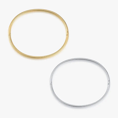 Thin Simple Stacker Cuff Bangle