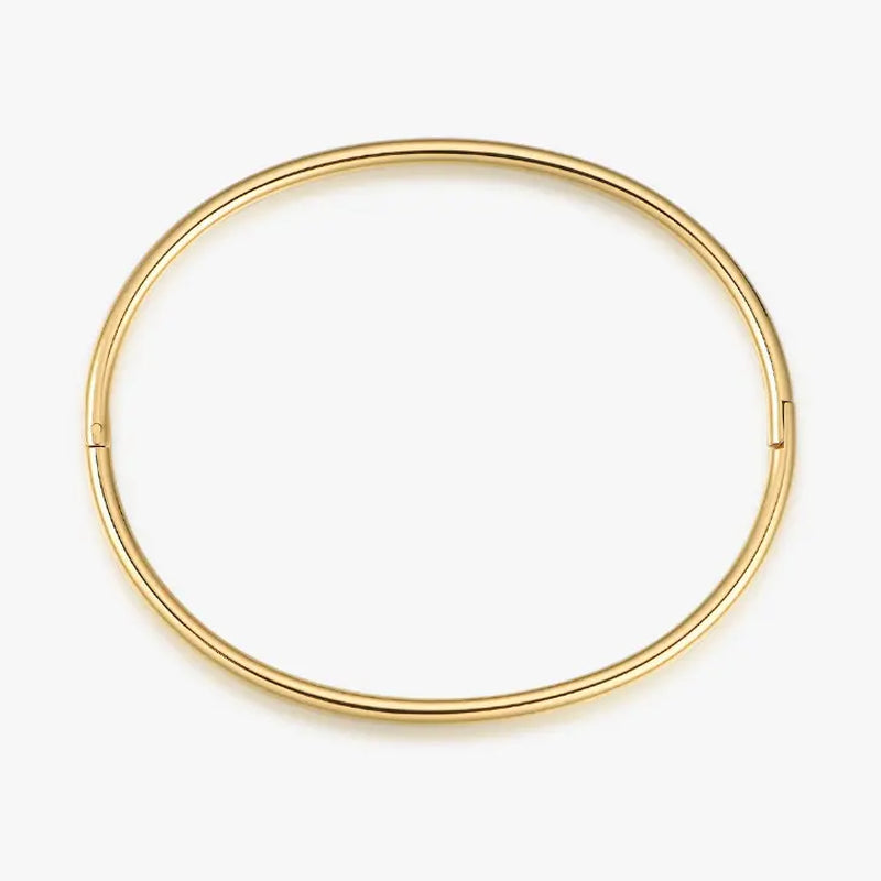 Thin Simple Stacker Cuff Bangle