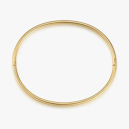 Thin Simple Stacker Cuff Bangle