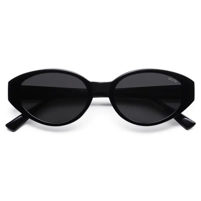 SOJOS Retro Oval Polarized Sunglasses for Women Wide Chic Cat Eye Trendy Vintage Shades UV400 Protection